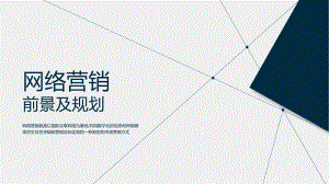 网络营销前景与规划.pptx