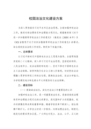 中学关于推进校园法治文化建设方案.docx