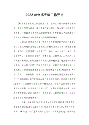 2022年全镇党建工作要点.docx