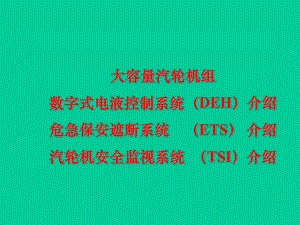 大容量汽轮机组DEH系统介绍a.ppt
