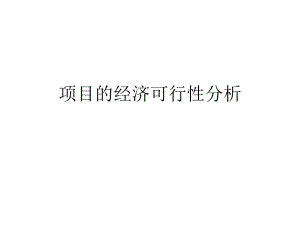 项目的经济可行性分析.pptx