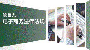 项目九电子商务法律法规.pptx