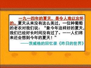 第一次世界大战的进程精品教育.ppt