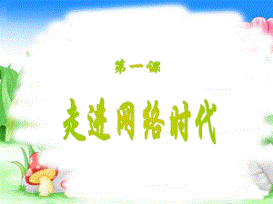 第一课走进网络时代精品教育.ppt