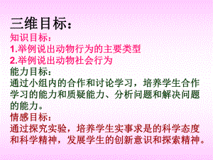 第一节动物行为的主要类型课件精品教育.ppt