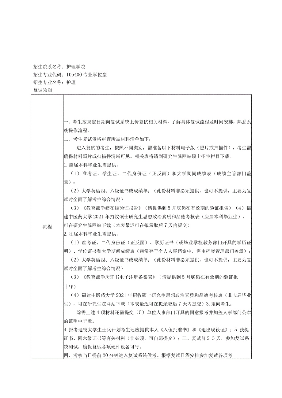 福建中医药大学2021年硕士生复试方案.docx_第3页