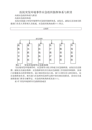 医院突发环境事件应急组织指挥体系与职责.docx