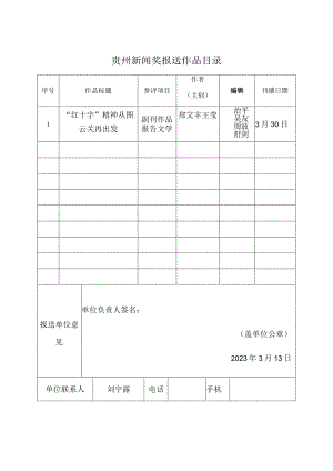 贵州新闻奖报送作品目录.docx