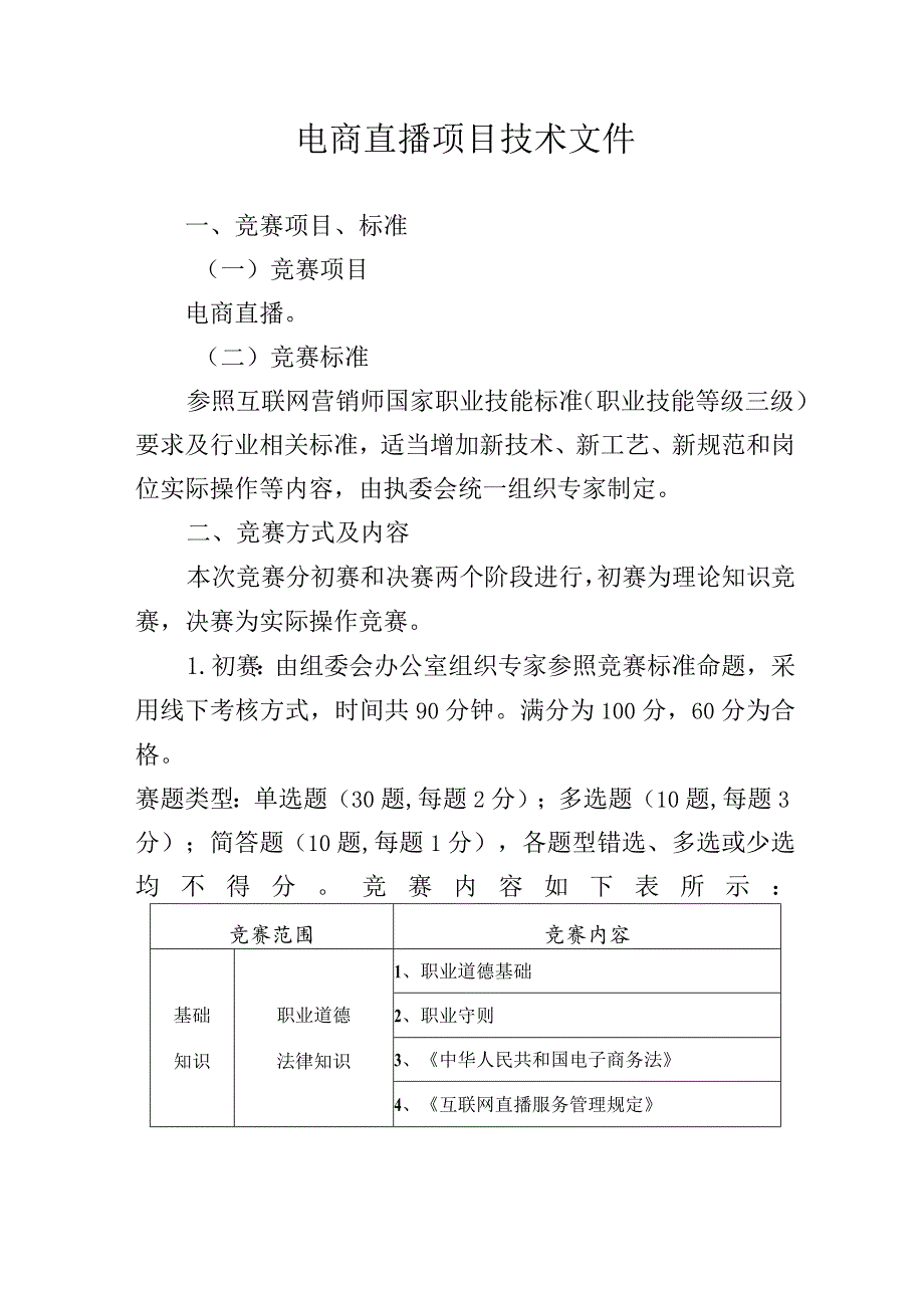 电商直播项目技术文件.docx_第1页