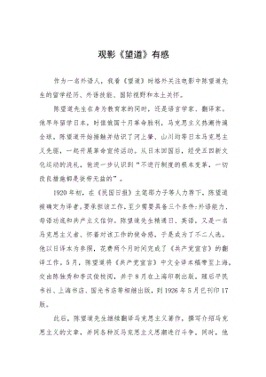 观影《望道》有感七篇.docx