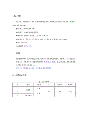 普通硅酸盐水泥、碱激发水泥.docx