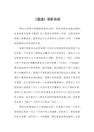 电影望道观后感3篇.docx