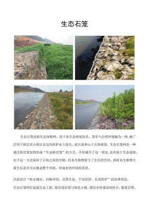 生态石笼的技术参数及用途.docx