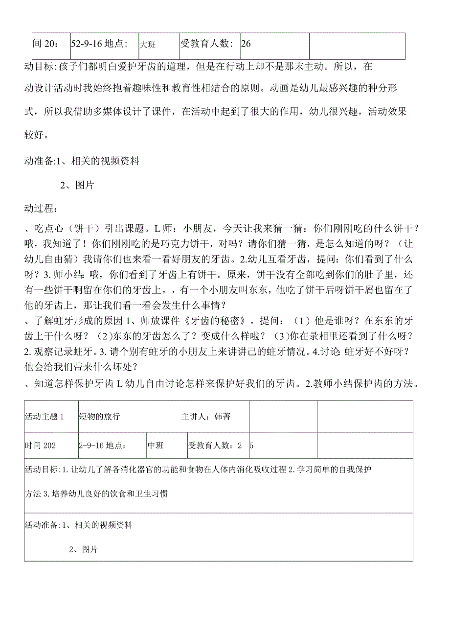 幼儿园健康教育记录.docx_第2页