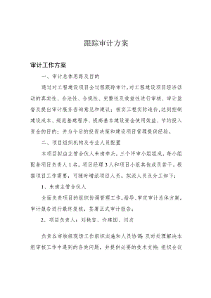 跟踪审计方案.docx