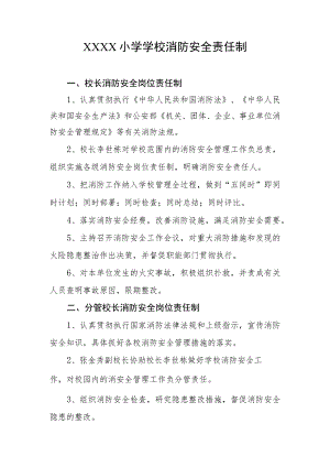 小学学校消防安全责任制.docx