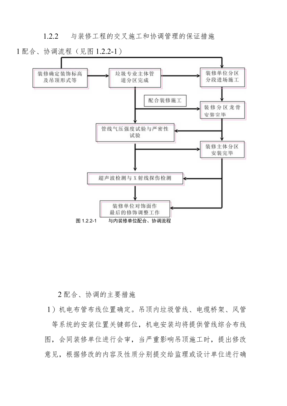 生活垃圾收集系统设备及管道安装工程与其他专业单位的交叉施工与协调管理的保证措施与承诺.docx_第3页