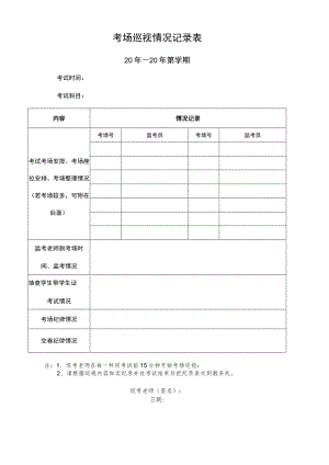 考场巡视情况记录表.docx