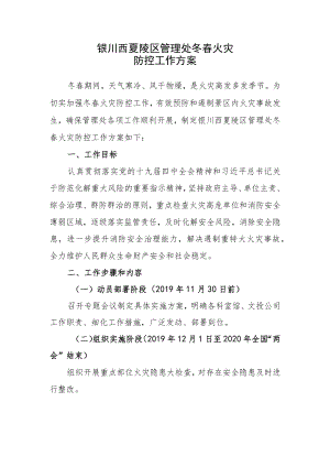 银川西夏陵区管理处冬春火灾防控工作方案.docx