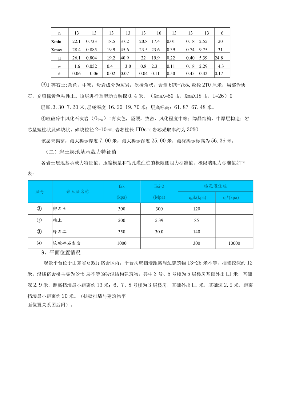 防洪与生态治理工程观景平台扶壁挡墙深基坑支护专项施工方案.docx_第3页