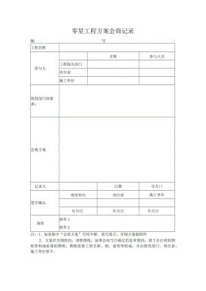 零星工程方案会商记录.docx