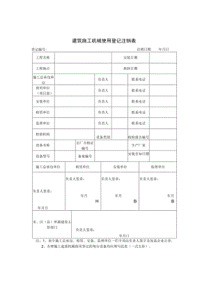 建筑施工机械使用登记注销表.docx