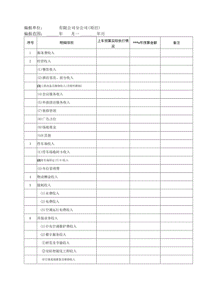 年度财务收支预算表.docx
