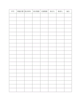 钥匙清点记录表.docx