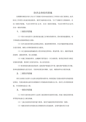 防洪总体组织措施.docx