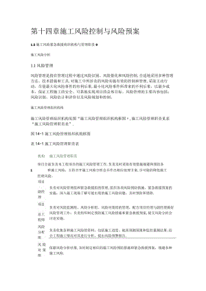 项目工程紧急施工风险过程控制与风险处置预案.docx