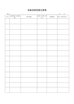 设备设施巡查记录表.docx