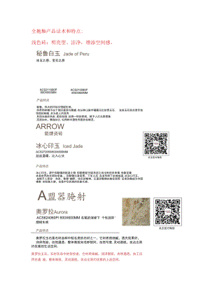 瓷砖产品话术和特点hstz.docx