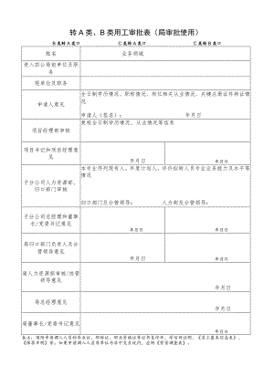 转A类B类用工申请表.docx