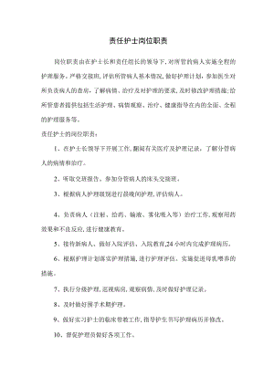 责任护士的岗位职责.docx