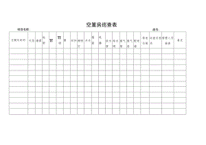 空置房巡查记录表.docx