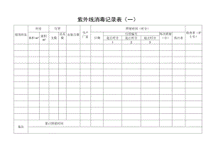 紫外线消毒记录表.docx