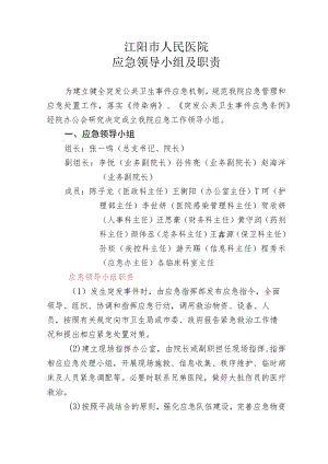 医院应急领导小组及职责.docx