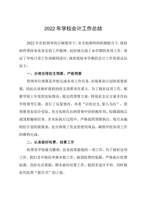 2022年学校会计工作总结.docx
