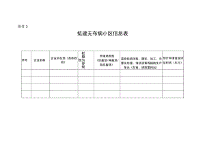 拟建无布病小区信息表.docx