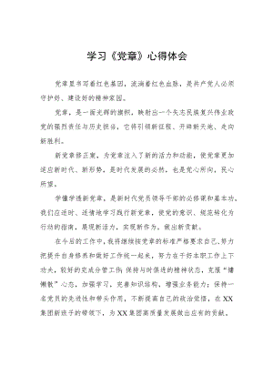 2023学习《新党章》心得体会四篇.docx