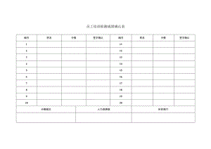 员工培训检测成绩确认表.docx
