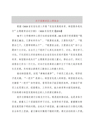 【精品文档】关于深耕四区心得体会（整理版）.docx