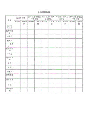 人员试用标准.docx