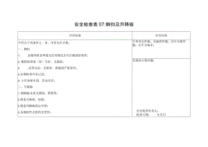 脚扣及升降板安全检查表7.docx