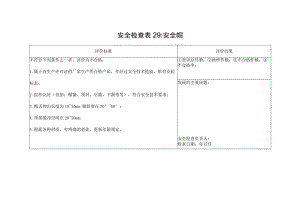 安全帽安全检查表29.docx