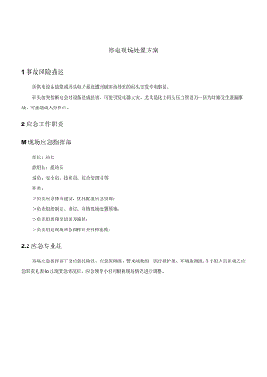 停电现场处置方案.docx