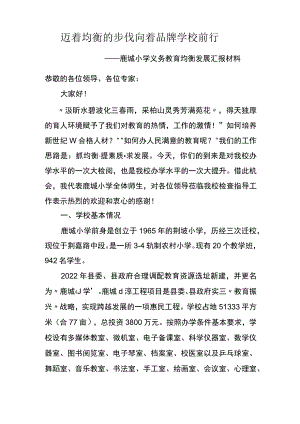 均衡汇报材料.docx