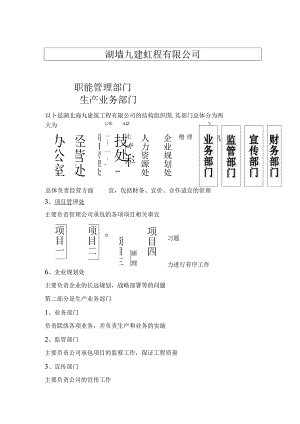 建筑公司组织架构10建筑公司组织结构图.docx