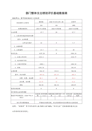 部门整体支出绩效评价基础数据表填报单位寨市苗族侗族乡人民政府.docx