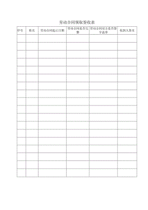 【劳动合同管控系统工具包】11-劳动合同领取签收表.docx